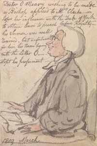 Le Dr OMeara prêchant - Thomas Rowlandson